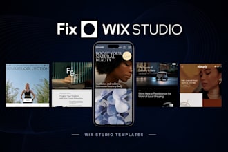 fix wix studio mobile site and optimize responsiveness