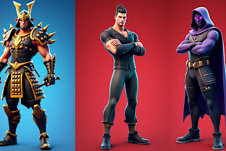 do 3d asset 3d game asset character modeling 3d game character for mobile game