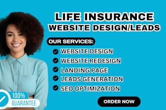build life insurance website health insurance website iul insurance leads