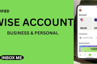 create wise account both business and personal