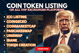 do coin listing, token listing, ico listing on coinmarketcap, crypto exchanges