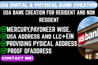 create USA business bank account for the USA non resident and resident
