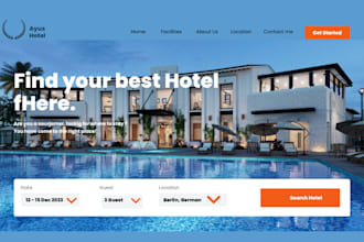 design, redesign professional vacation rental website, booking website