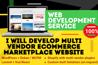 develop multi vendor ecommerce marketplace website