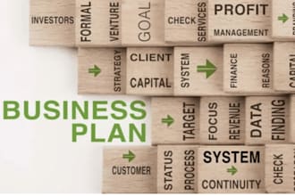 write a professional and a persuasive business plan for your business