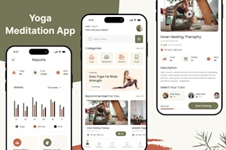 build yoga meditation app, meditation app, fitness app, affirmation app
