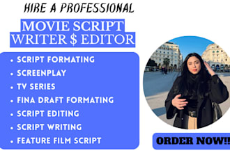 thoroughly proofread edit your script and give feedback immediately
