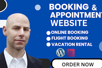 build wordpress booking appointment wordpress website development