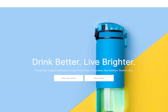 design water bottle shopify store drinkware store water bottle dropshiping store