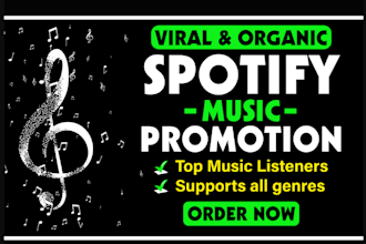 promote your spotify music podcast promotion to boost your streams and listeners