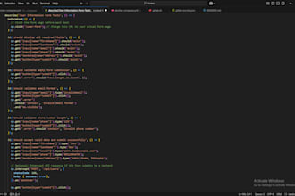 provide manual and automation testing with ci cd and devops