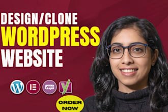 design, redesign, build, rebuild, clone, fix, edit or revamp wordpress website