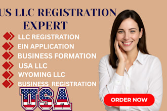 do US llc registration, llc formation, ein application, ein