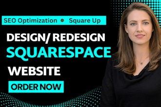 build squarespace website design redesign squarespace square website duda weebly