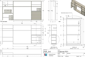design woodworking and joinery shop drawings
