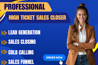 sales closer sales representative high ticket sales telemarketing