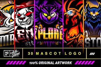 design twitch esports logo youtube esports banner kick gaming mascot esports