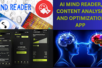 develop ai mind reader app, ai content analysis app, ai optimization app