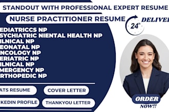 write an ats compliant resume for nurse practitioner role that land you job
