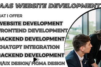 do saas website development, ai saas app, chatgpt api integration