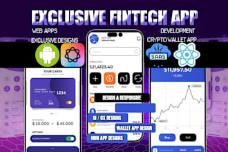 build mobile app create app ios app android app crypto wallet app web app