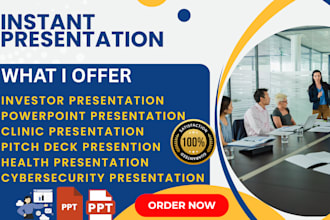 instant medical business presentation pitch deck powerpoint investor pitch deck