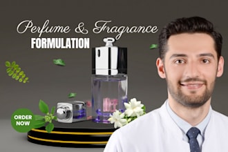 be your chemist for custom perfume, cologne, and fragrance formulations