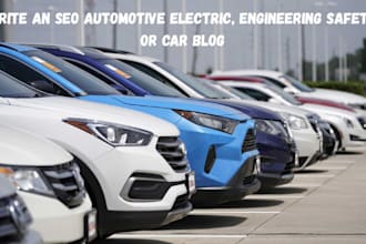 write an SEO automotive electric, engineering safety or car blog