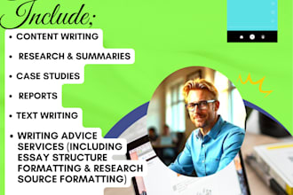 do quality content writing, formatting, research, summaries, reports  in 4 hours