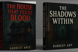 design mystery horror book cover design hand book ebook cover fantasy book