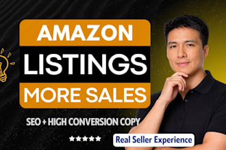 optimize amazon listing SEO with high converting product copywriting