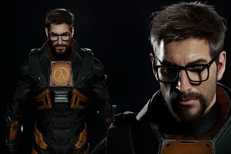 model 3d metahuman character, 3d character modeling,3d character design for game