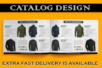 design fashion and lookbook, product catalogue, line sheet, flyer and brochure