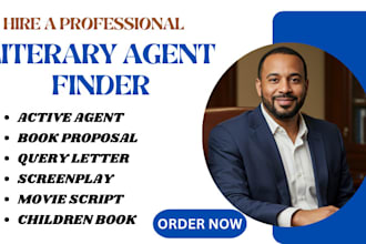 find top active literary agent for your screenplay movie script film script edit