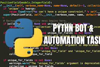 fix or develop python bot, autohotkey, web scraper, python script, ai coding