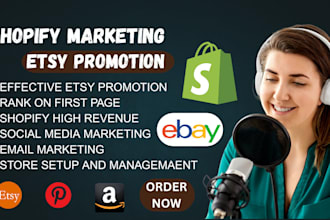boost shopify, etsy, ebay, and amazon sales, etsy promotion, etsy seo