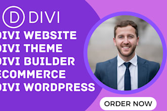 be your divi expert for wordpress divi website using divi builder divi theme