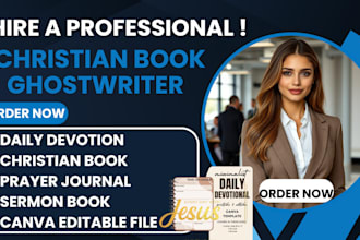 ghostwrite christian ebook daily devotional book writer prayer journal KDP