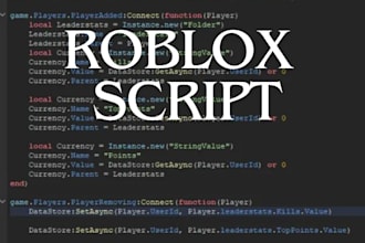 be your roblox professional scripter