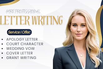 write a heartfelt apology letter, birthday vows court character donation letter