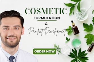 be your cosmetic chemist for natural and compliant skincare formulations