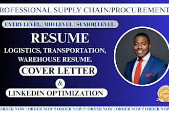 craft a procurement resume logistics supply chain resume transportation