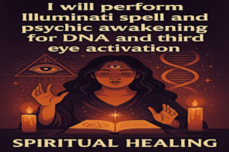 perform illuminati spell and psychic awakening for dna and third eye activation
