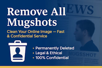 help remove mugshots court cases article news delete negative links on google