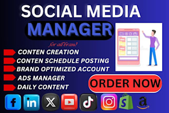 be your expert social media manager and brand manager for shopify store growth
