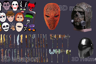 do halloween cosplay, horror prop, 3d mask, stl files, costume design wearable
