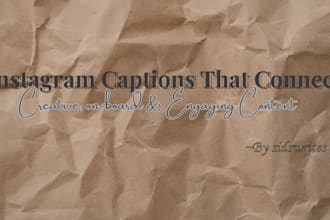 write creative instagram captions for your posts