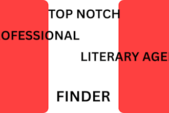 find literary agent for your movie script, children book, fiction, nonfiction