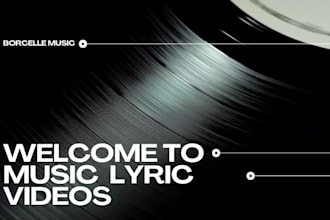 create most stunning music lyric videos in animated style