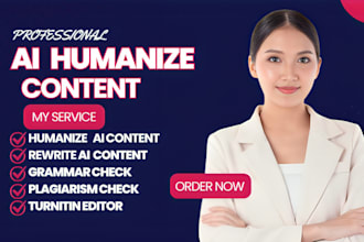 do ebook proofreading, humanize ai content, check plagiarism and book editing